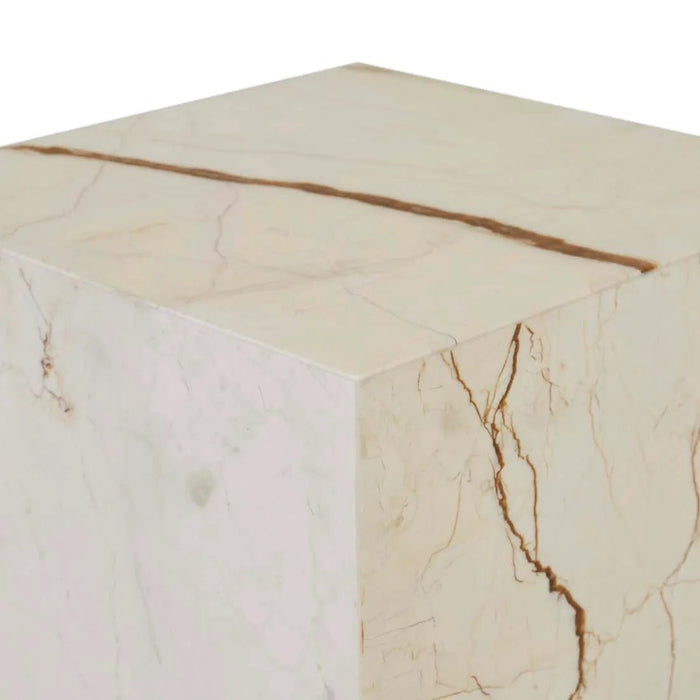 Elle Block Square Side Table - Biku Furniture & Homewares