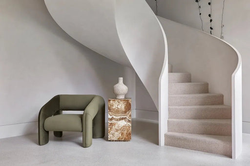 Elle Block Square Side Table - Biku Furniture & Homewares