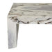 Elle Monument Coffee Table - Matt Ocean Marble - Biku Furniture & Homewares