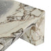 Elle Monument Coffee Table - Matt Ocean Marble - Biku Furniture & Homewares