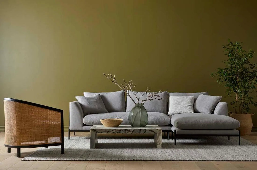 Elle Monument Coffee Table - Matt Ocean Marble - Biku Furniture & Homewares