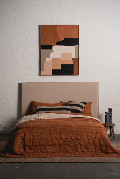 Enes Quilted Bed Cover King - Biku Furniture & Homewares