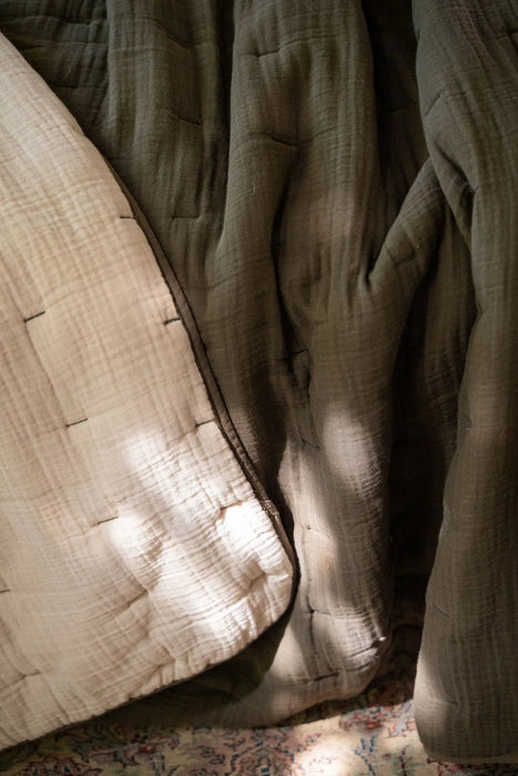 Enes Quilted Bed Cover King - Biku Furniture & Homewares