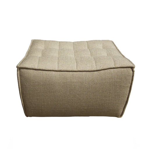 Ethnicraft Slouch Ottoman - Beige - Biku Furniture & Homewares