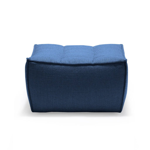 Ethnicraft Slouch Ottoman - Blue - Biku Furniture & Homewares
