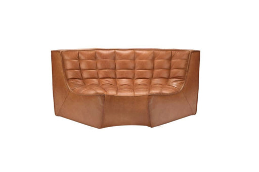 Ethnicraft Slouch Round Corner Sofa - Old Saddle - Biku Furniture & Homewares