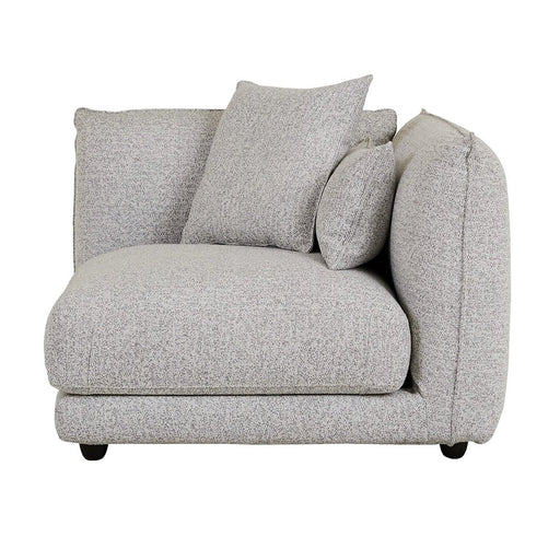 Felix Crest 1 Seater Right Corner Sofa - Cloud Speckle - Biku Furniture & Homewares