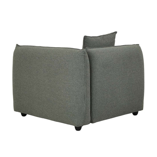 Felix Crest 1 Seater Right Corner Sofa - Olive Leaf - Biku Furniture & Homewares