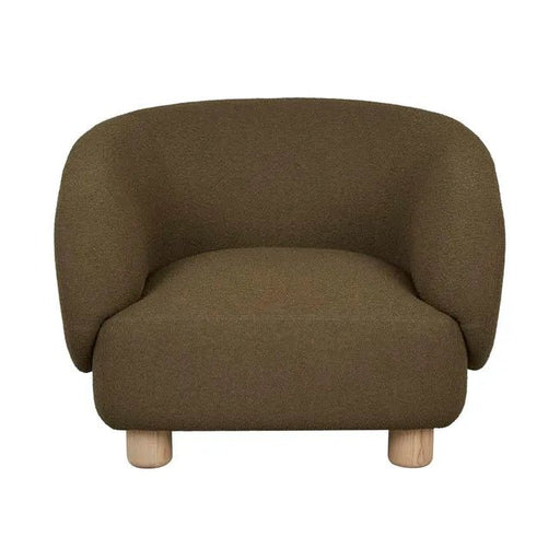 Flo Occasional Chair - Deep Olive - Natural Ash - Biku Furniture & Homewares