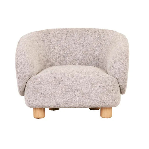 Flo Occasional Chair - Moon Rock - Natural Ash - Biku Furniture & Homewares