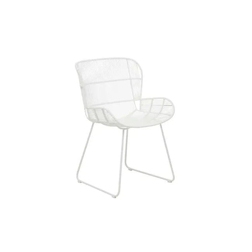 Granada Butterfly Dining Chair - White - Biku Furniture & Homewares