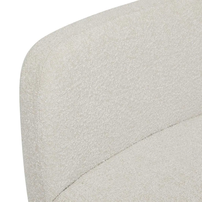 Hugo Arc Occasional Chair - Oat Boucle - Biku Furniture & Homewares