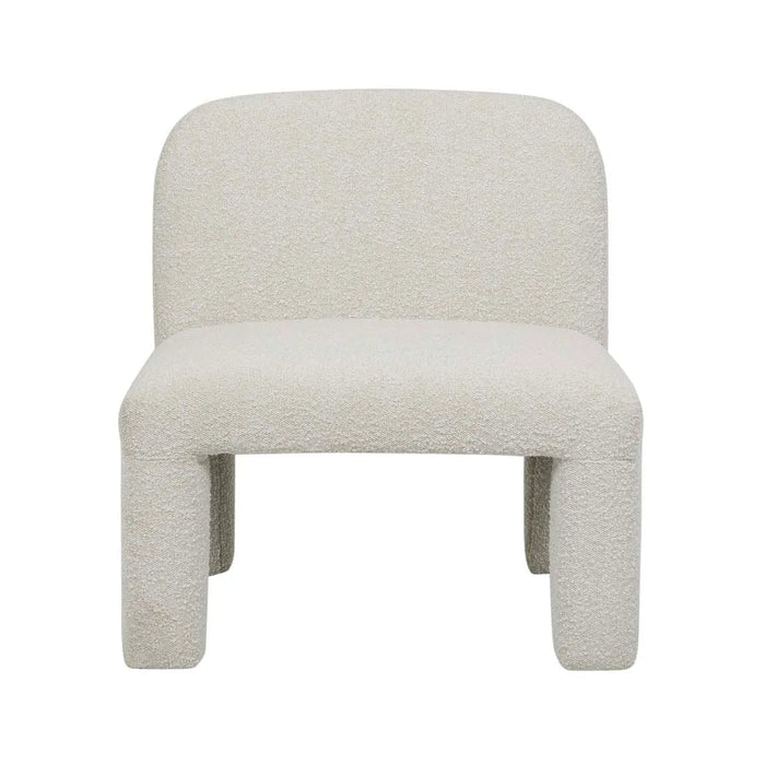 Hugo Arc Occasional Chair - Oat Boucle - Biku Furniture & Homewares