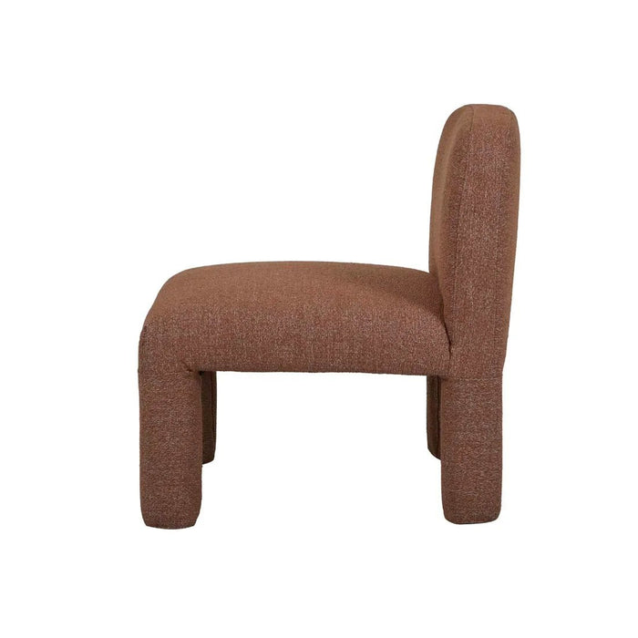 Hugo Arc Occasional Chair - Rust Speckle - Biku Furniture & Homewares