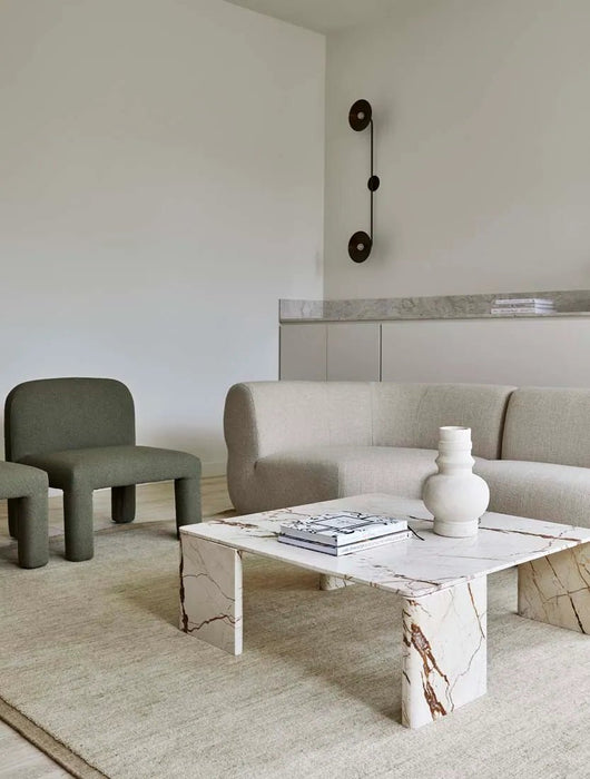 Hugo Arc Occasional Chair - Saltbush - Biku Furniture & Homewares