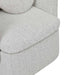 Hugo Bow Occasional Chair - Grey Speckle Boucle - Biku Furniture & Homewares