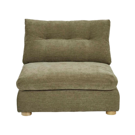 Hugo Marla 1 Seater Center Sofa - Copeland Olive - Biku Furniture & Homewares