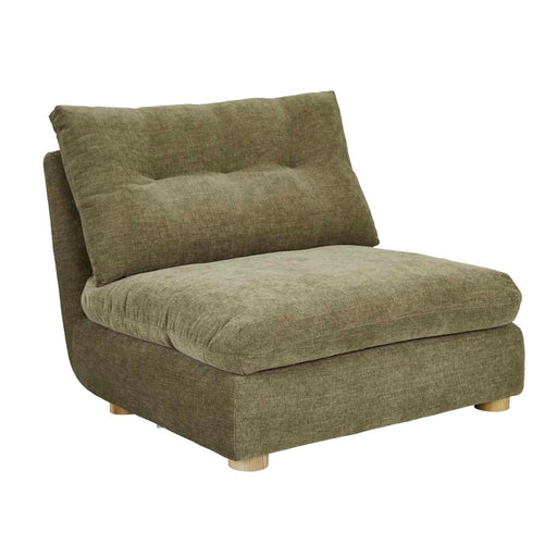 Hugo Marla 1 Seater Center Sofa - Copeland Olive - Biku Furniture & Homewares