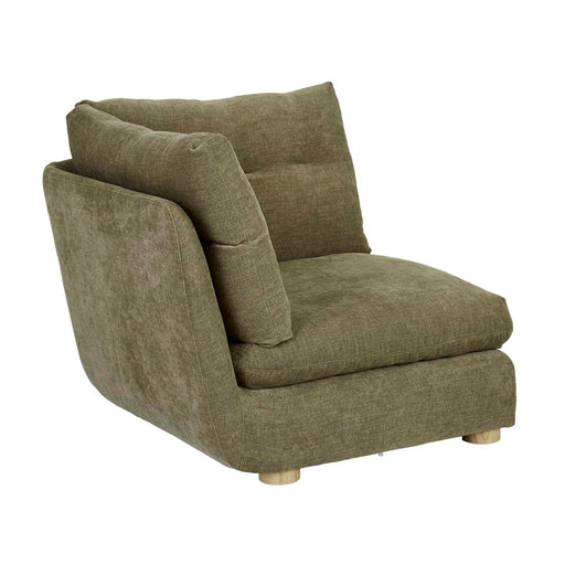 Hugo Marla Corner Sofa - Copeland Olive - Biku Furniture & Homewares