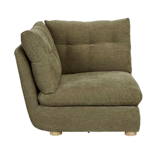 Hugo Marla Corner Sofa - Copeland Olive - Biku Furniture & Homewares