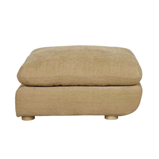 Hugo Marla Ottoman - Copeland Honey - Biku Furniture & Homewares