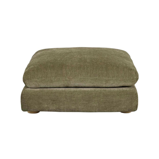 Hugo Marla Ottoman - Copeland Olive - Biku Furniture & Homewares