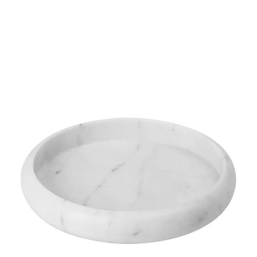 Javier Marble Tray Round - Biku Furniture & Homewares