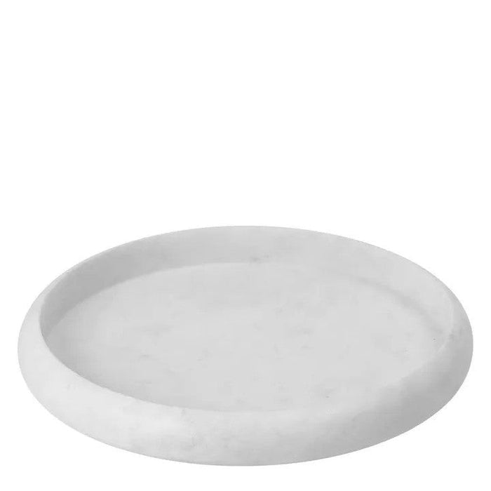 Javier Marble Tray Round - Biku Furniture & Homewares