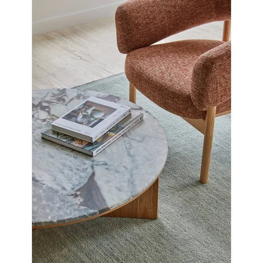 Jenson Occasional Chair - Cinnamon Speckle - Natural Ash - Biku Furniture & Homewares