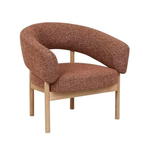 Jenson Occasional Chair - Cinnamon Speckle - Natural Ash - Biku Furniture & Homewares