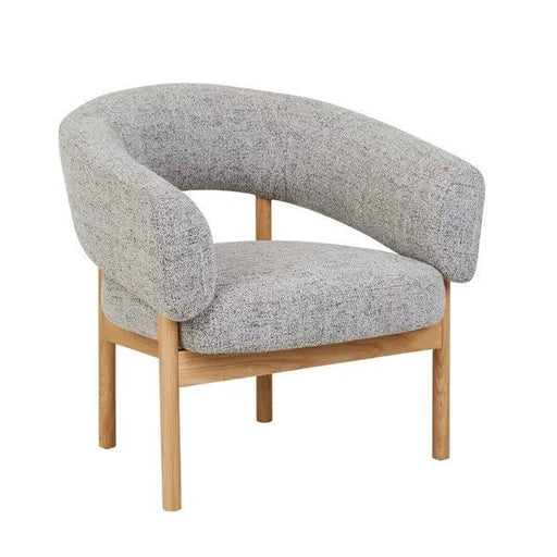 Jenson Occasional Chair - Moon Rock - Natural Ash - Biku Furniture & Homewares