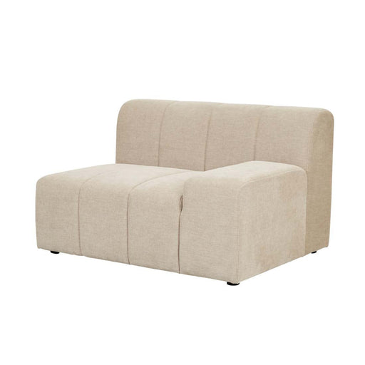 Juno Channel 1 Seater Right Arm Sofa - Copeland Birch - Biku Furniture & Homewares
