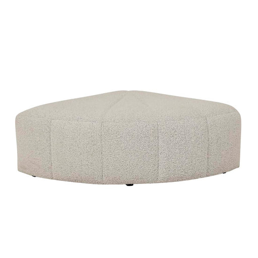 Juno Channel Ottoman - Grey Speckle Boucle - Biku Furniture & Homewares