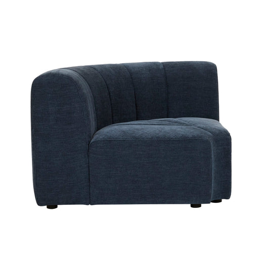 Juno Channel Round Corner Sofa - Copeland Ink - Biku Furniture & Homewares