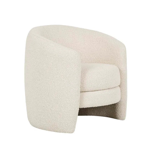 Kennedy Tenner Occasional Chair - Beige Boucle - Biku Furniture & Homewares