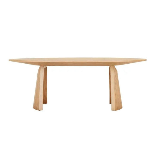 Kin Oval Dining Table - Natural Ash - Biku Furniture & Homewares