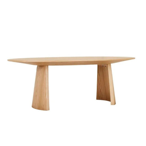 Kin Oval Dining Table - Natural Ash - Biku Furniture & Homewares