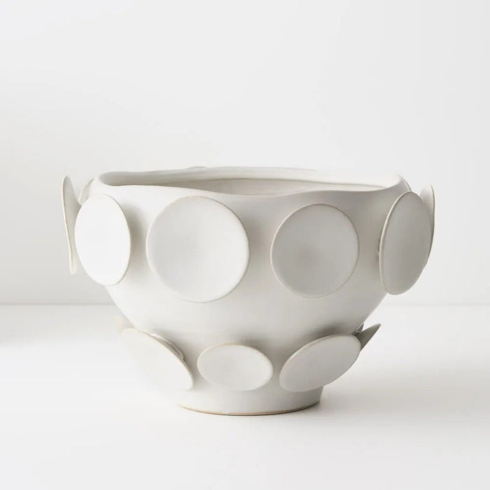 Kuso White Pot - Biku Furniture & Homewares