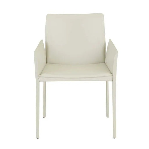 Lachlan Dining Armchair - Linen Grey - Biku Furniture & Homewares