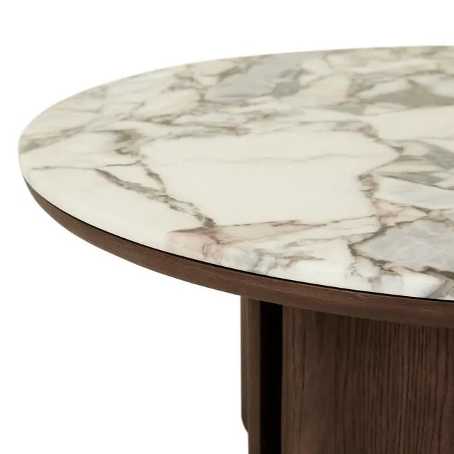 Leon Marble Coffee Table - Matt Ocean Marble - Biku Furniture & Homewares