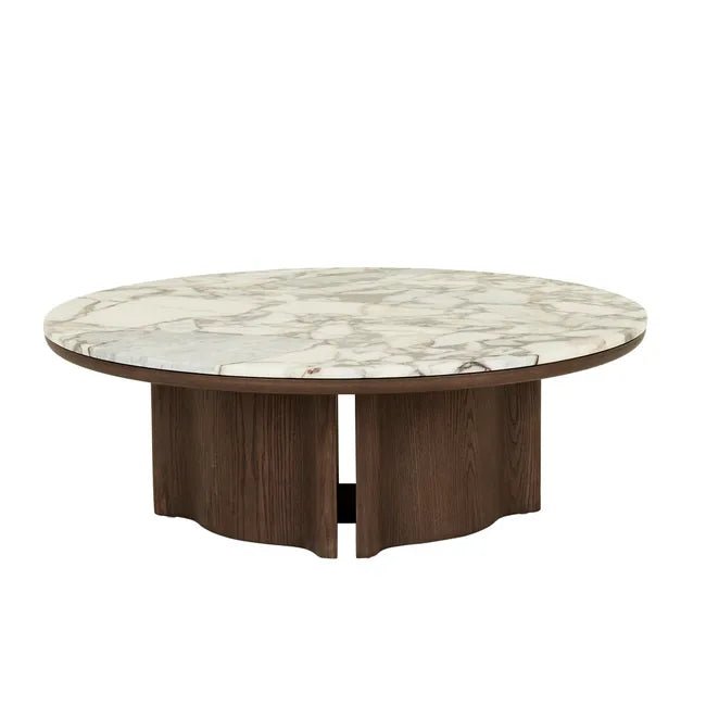 Leon Marble Coffee Table - Matt Ocean Marble - Biku Furniture & Homewares