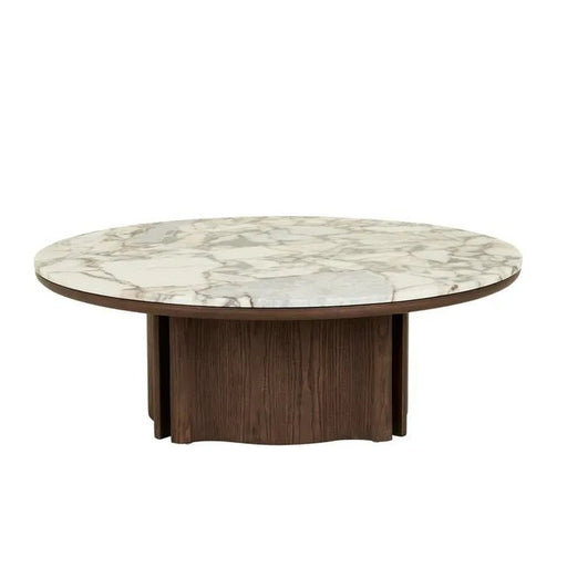 Leon Marble Coffee Table - Matt Ocean Marble - Biku Furniture & Homewares