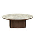 Leon Marble Coffee Table - Matt Ocean Marble - Biku Furniture & Homewares