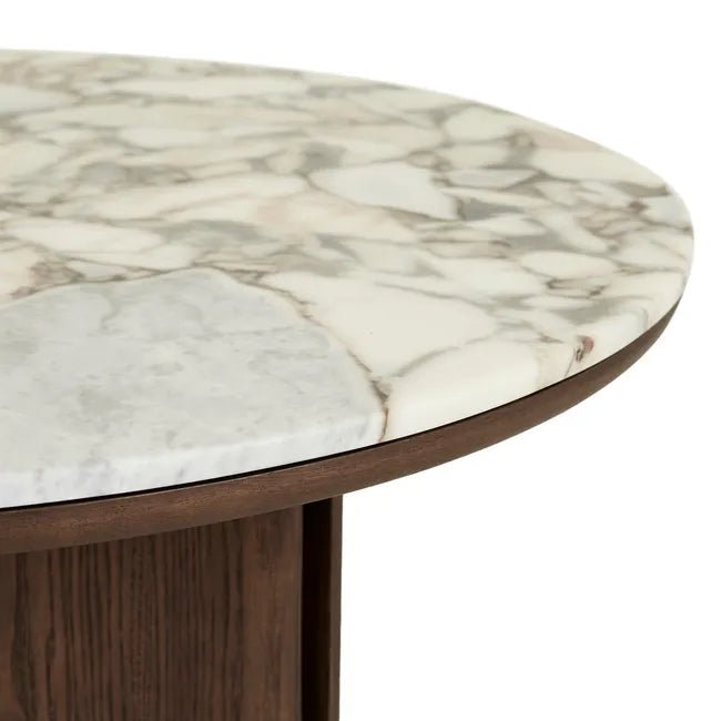 Leon Marble Coffee Table - Matt Ocean Marble - Biku Furniture & Homewares