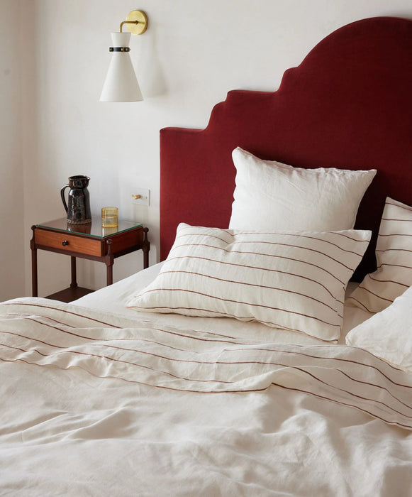 Linen Duvet Cover – Ivory - Biku Furniture & Homewares