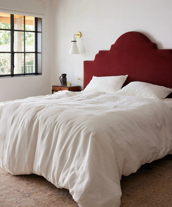 Linen Duvet Cover – Ivory - Biku Furniture & Homewares