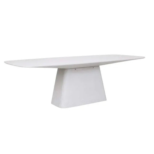 Livorno Pier Dining Table - White Speckle - Biku Furniture & Homewares