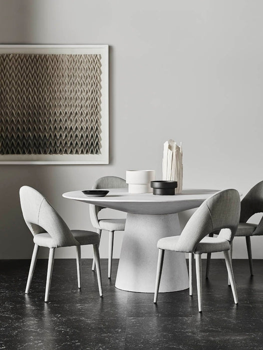 Livorno Round Dining Tables - White Speckle