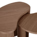 Oberon Curve Set of 2 Side Table - Smoked Ash