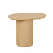 Seb Pedestal Side Table - Oak